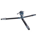 TCBA15FS20PROC シアンバード カメラ用三脚 アルミ合金 自由雲台 ビデオ雲台 耐荷重4.5kg  5段 レバー式ロック 国内正規品