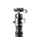 BENRO FRHN24CVX25 ベンロ ライノ カーボン三脚 ボール雲台 耐荷重18kg 最大脚径28.6mm ローアングル撮影 2型 4段 一脚 コンパクト アルカスイス互換 国内正規品